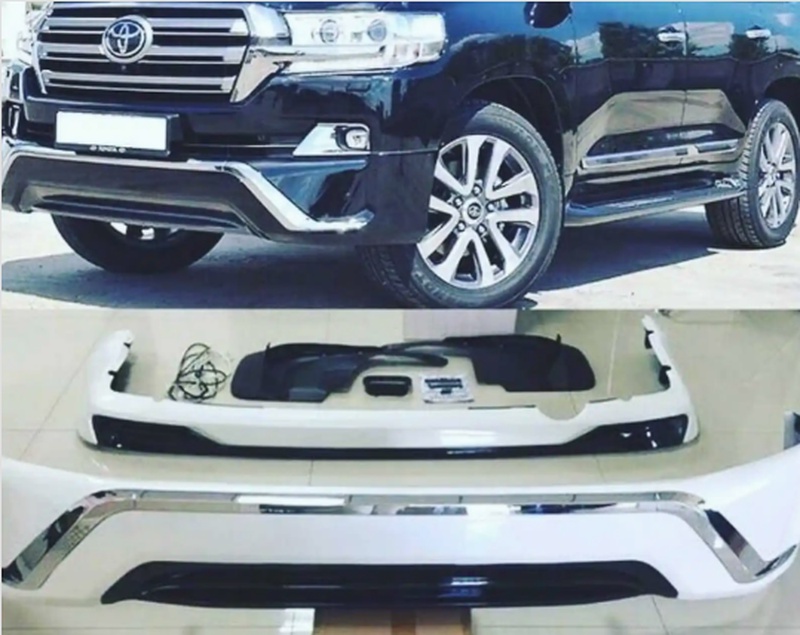 Передний бампер от Toyota Land Cruiser 200, 2019